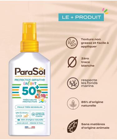 ParaSol Spray Protection 50+ SPF for Children | Best Sunscreen for Kids | International Shipping Available - Buy Online on GoSupps.com
