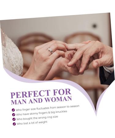 Coheali 24 STK Ring Size Adjuster Tool - Silicone Measurement for Women and Men - Perfect for Wide Ribbons - Buy Online on GoSupps.com