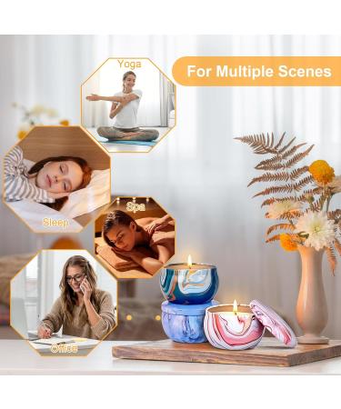 Trulloyoo Fragrance Candles Set - 4 PCs Soy Wax Aromatherapy Candles for Stress Relief | Perfect Gifts for Christmas Birthdays Mother's Day & Valentine's Day - Buy Online on GoSupps.com