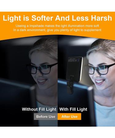 GreatLPT Cell Phone Fill Light - Rechargeable Clip-On Video Light with 10-Level Brightness Adjustment, CRI 95+, 3 Light Modes - Portable Conference Lighting - Buy Online on GoSupps.com