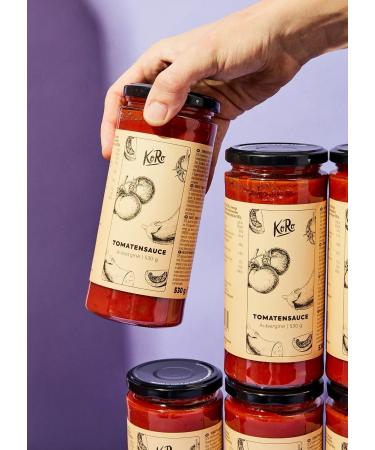 Choir KoRo Tomato sauce with eggplant 6 x 530 g - Buy Online on GoSupps.com
