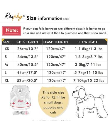 Ranphy Breakproof Cat Dishes & Reflective Chest Harness - Soft Fabric for Small Cats & Puppies | International Shipping Available - Buy Online on GoSupps.com