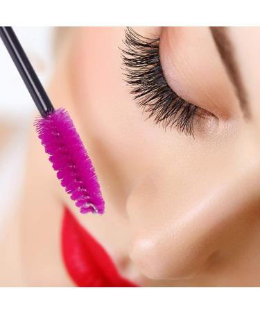 300 PCS Mascara Wands - GOOOA Disposable Eyelash Mascara Brushes Wands Applicator Makeup Kits (6 Color) 300 Count (Pack of 1) - Buy Online on GoSupps.com