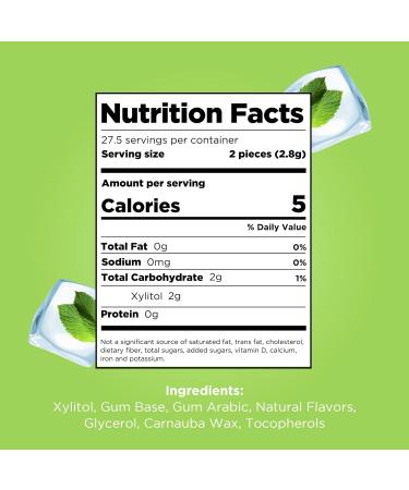 Buy PUR Sugar-Free Chewing Gum | 100% Xylitol | Vegan & Gluten-Free | Coolmint Flavor | 55 Pieces (6-Pack) - Diabetic-Friendly Natural Gum - Buy Online on GoSupps.com