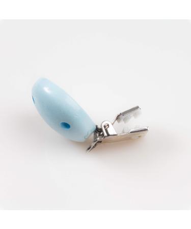 Baby Blue Wood Clips | 35mm | Perfect for Crafts & Organization | International Shipping Available - Buy Online on GoSupps.com