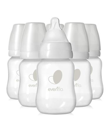 Evenflo Feeding Premium Proflo Venting Balance Plus Standard Neck Baby Newborn and Infant Bottles - Developed by Pediatric Feeding Specialists - 4 Ounce (Pack of 6)