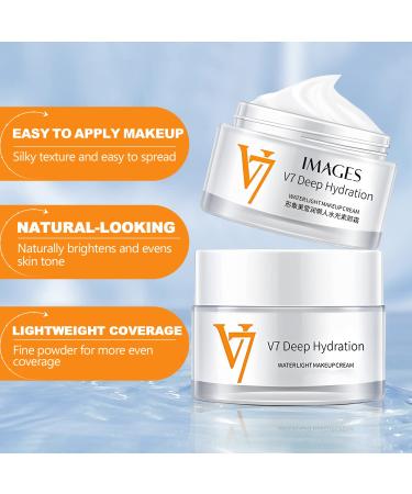 Rednow Moisturizing Tone-up Cream V7 - Hydrating Waterlight Makeup for All Skin Types (1Pcs) - Buy Online on GoSupps.com