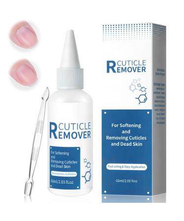 60ml Eau molliente Pour Cuticules Cuticle limine Gel Assouplit et Hydrate les Peau des doigts limine la Peau Autour des Ongles Compact et pratique Facile transporter