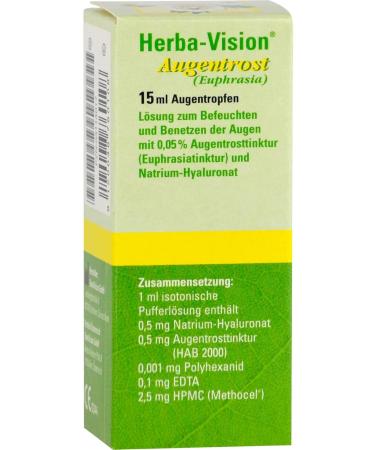 Herba-Vision Eyebright Eye Drops 15ml | Soothes Eye Discomfort | Buy Internationally - Buy Online on GoSupps.com