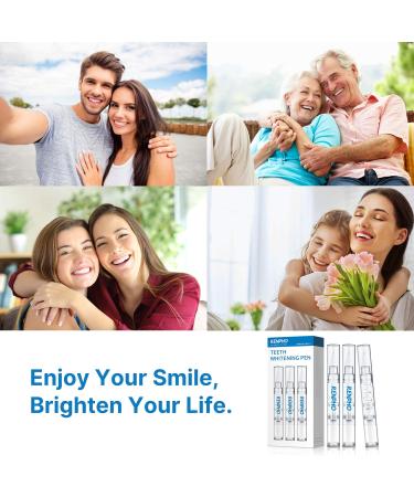 RENPHO Teeth Whitening Pens 3 Pack - Professional 35% Carbamide Peroxide Gel for Sensitive Teeth - No Sensitivity, Painless, Easy to Use - 20+ Uses - Buy Online on GoSupps.com