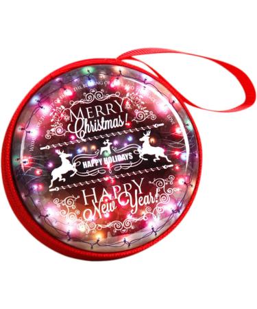 10pcs Christmas Santa Claus Gifts Candy Pouch Coin Purse Bluetooth Headset Carrying Case - Buy Online on GoSupps.com