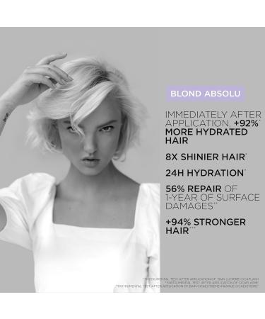 K rastase Blond Absolu Lumi re Illuminating Shampoo For Lightened or Highlighted and Grey Hair Nourishes and Illuminate With Hyaluronic Acid 500ml - Buy Online on GoSupps.com