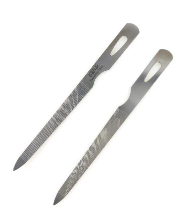 Stainless Steel Nail File 2pcs