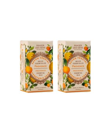 Bread the Sens soap piece - Hand & body soap with Provence - with olive oil - body care for women and men - Marseille soap - 97% natural - 2x150g