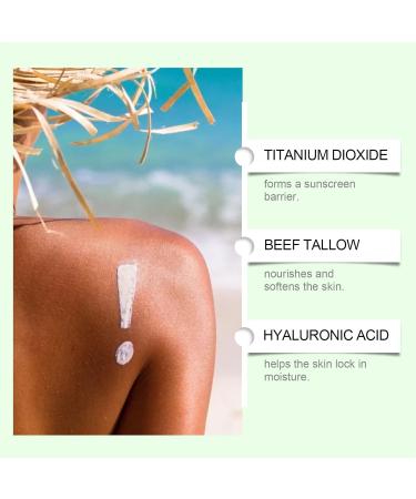 Healthy Sunscreen SPF30 Natural UV Block Lightweight 60g Formula Without White Cast Broad Spectrum Protection for Personal Care Ideal Choice for All Types of Men and - Buy Online on GoSupps.com