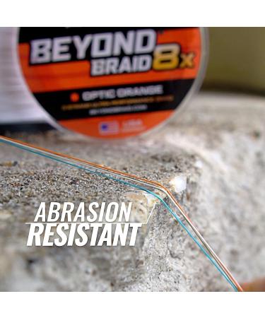Beyond Braid Braided Fishing Line- Abrasion Resistant, No Stretch, Super Strong- Blue Camo Moss Camo White Green Pink Blue- 4 Strand 8 Strand Blue Wave 30LB (500 Yards) - Buy Online on GoSupps.com