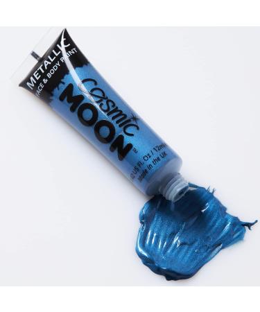 Metallic Face & Body Paint Boxset by Cosmic Moon - Water-Based Makeup for Adults & Kids (12ml) - Buy Online on GoSupps.com