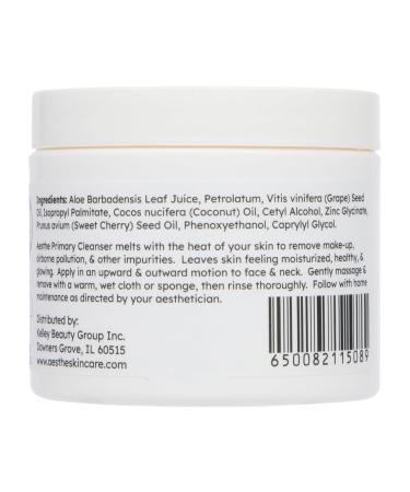 Aesthe Primary Cleanser - Moisturizing Makeup Remover & Cleanser for Normal to Dry Skin - Natural Fruit Extracts & Botanicals - Luxurious Facial Skincare 3.6 oz - International Shipping Available - Buy Online on GoSupps.com