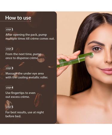 Lot_us.Botani_cals Coffee Multi-Peptide Under Eye Cr me with Vitamin E | Fade Dark Circles & Reduce Puffiness | Anti-Aging Eye Cream | 15ml - Buy Online on GoSupps.com