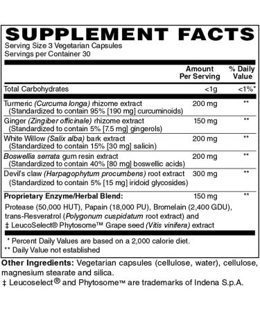 Holly Hill Health Foods Inflammove - 90 Vegetarian Capsules for Joint & Mobility Support - Buy Online on GoSupps.com
