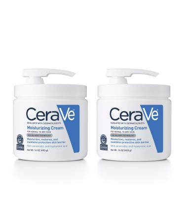 CeraVe Moisturizing Cream (Pack of 2) 1 Pound (Pack of 2)