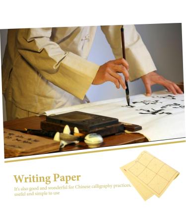 NUOBESTY 90 Sheets Raw Paper Rice Paper Durable Paper Calligraphy Paper for Beginners Art Supplies Major - Buy Online on GoSupps.com