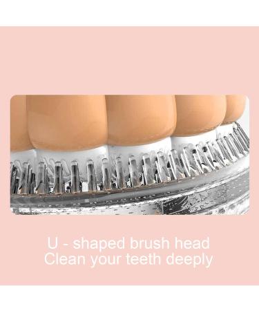 Children's U-Shaped Electric Toothbrush - Ultrasound Automatic Massage for Tooth Whitening | Cartoon Design IPX7 Waterproof (Blue) - Best Oral Care Solution - Buy Online on GoSupps.com