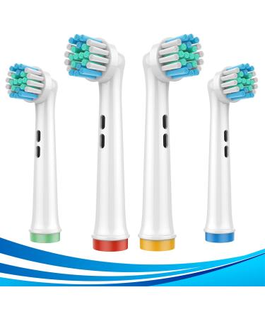 Toothbrush Heads  Professional Electric Toothbrush Replacement Toothbrush Heads Compatible with Oral B Braun Medium Soft Dupont Bristles Precision Clean Brush Heads Refills
