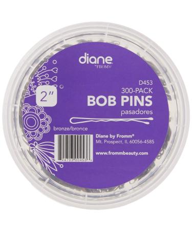 Diane 2 Bronze Bobby Pins - 300 Pack Tub - Buy Online on GoSupps.com