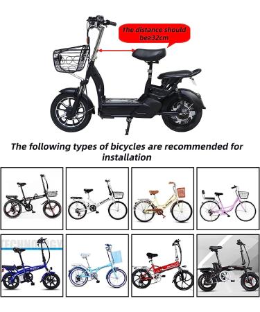 Front Mounted Child Bicycle Seat with Handrail, Seat Belt, and Pedal | Up to 100 lbs | Easy Installation Tools - Buy Online on GoSupps.com