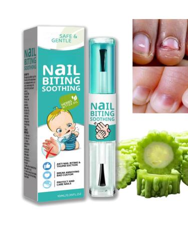 Anti Nail Biting Polish 2-In-1 Stop Biting Nails Double Head Stop&Grow Nail Biting Stop Biting Nails Nail Biting Prevention Clear Nail Varnish Acting Anti Nail Biting Nail Polish No Bite Nail Polish