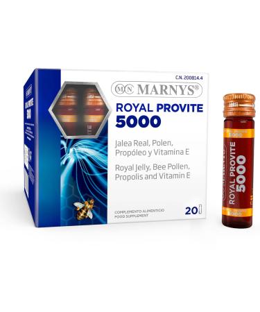 Marny's Pure Real Jelly 3 850 mg - Royal Provite 5000 - Maximum Energy for Special Periods - 20 Vials 415 g