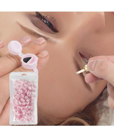 Teksome Glue Cups for Lash Extensions - Lash Glue Holders Eyelash Glue Holder - Compact Lash Glue Cups Lash Extension Supplies for Beauty Salons Home - Buy Online on GoSupps.com