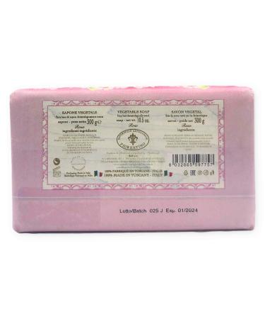 Buy Moisturizing Italian Vegetable Soap 10.5 oz - Made in Tuscany Rose Garden Scent | International Shipping Available - Buy Online on GoSupps.com