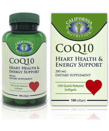 3 Packs CoQ10 200mg Soft Gels - High Absorption Antioxidant for Heart Health & Energy | 100 Counts - Buy Online on GoSupps.com