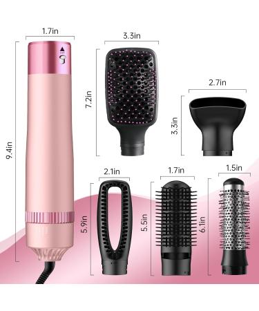 Bo Laiya 5-in-1 Hair Dryer Brush Set | Negative Ion Hot Air Brush for Curling Straightening & Volumizing | Perfect for All Hair Types | International Shipping Available - Buy Online on GoSupps.com
