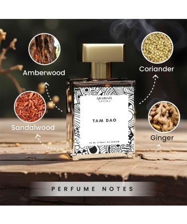DJ Perfume Tam Dao Perfume for Men Long Lasting Fragrance with Woody Amberwood Lime Aromatic and Sandalwood Notes Extrait De Perfume. - Buy Online on GoSupps.com