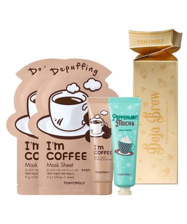 TONYMOLY Deja Brew Coffee Skincare Set 3.2 oz. 3.2 Fl Oz (Pack of 1)