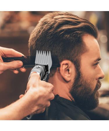 Wahl Professional Hair Clipper Guards Set - 10 Pcs Coded Cutting Guides #3170-400 - 1/8 to 1 - Fits All Wahl Clippers - Transparent - Buy Online on GoSupps.com