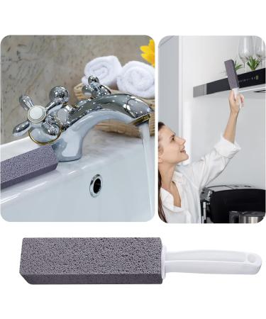 Premium Toilet Cleaning Block with Handle | Deep Clean Pumice Stone for Hard Watermarks & Stains - International Shipping Available - Buy Online on GoSupps.com
