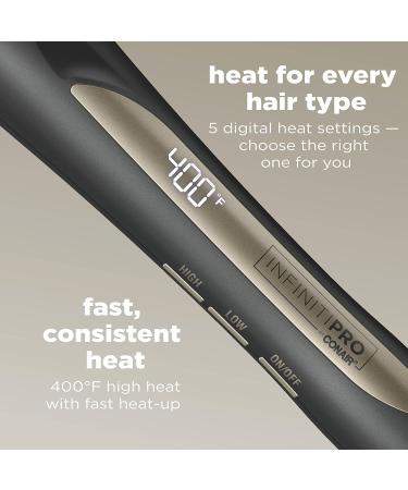INFINITIPRO BY CONAIR 1-Inch Tourmaline Ceramic Curling Wand - Flawless Waves and Digital Control - Buy Online on GoSupps.com