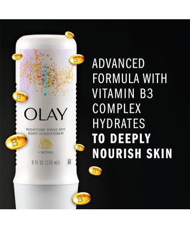 Olay Nighttime Body Conditioner with Retinol & Vitamin B3 Complex, 8 fl oz - Pack of 6 - Buy Online on GoSupps.com