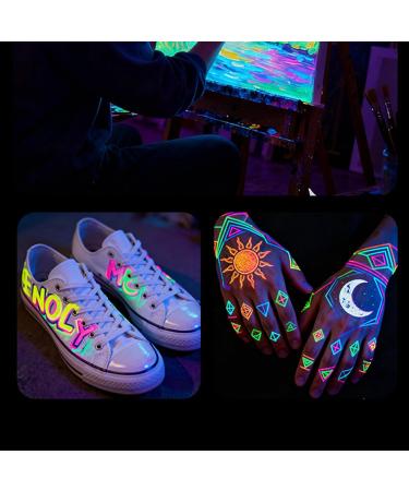 Washable Body Markers | 18 Temporary Fluorescent Sweat-Resistant and Safe | Body Art Markers for Kids and Adults | For Concerts Theme Parties and Events - Buy Online on GoSupps.com