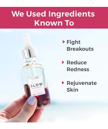 Teami Glow Jojoba Face Oil - Cinnamon Bark Rose Buds & Vitamin E for All Skin Types - 2oz Facial Oil Cleanser - Buy Online on GoSupps.com