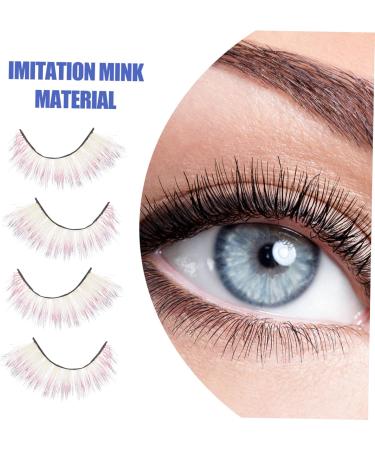 Angoily 5 Pairs Colored False Eyelashes Dramatic False Eyelashes False Eyelashes Natural Rainbow False Lashes Upper Lower False Eyelashes Extensions Make up Imitation Extend - Buy Online on GoSupps.com