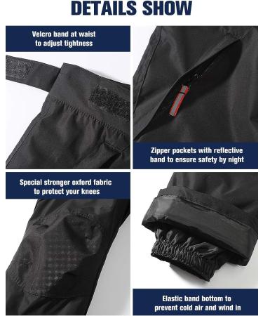 Camii Mia Big Girls Kids Snow Pants X-Large Black - Waterproof Insulated Cargo Ski Pants for Winter Outdoor Activities - Buy Online on GoSupps.com