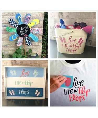 JAJADO Christmas DIY Self-Adhesive Silk Screen Stencils - Reusable for Home Decor on Wood, Chalkboard, Ceramic, Fabric, T-Shirts, Pillow & More! - Buy Online on GoSupps.com