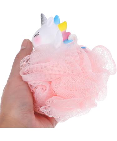 Balacoo Unicorn Shower Loofah - 2 Pcs Kids Exfoliating Bath Sponge & Scrubber for Boys & Girls - Fun Animal Design - Buy Online on GoSupps.com