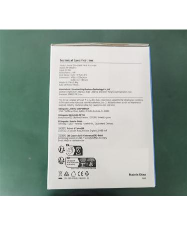 Renpho Shiatsu Massage Device - 3D Neck & Shoulder Massager with Warmth | Deep Tissue Relief for Back Legs & Feet - Black & Gray - Buy Online on GoSupps.com