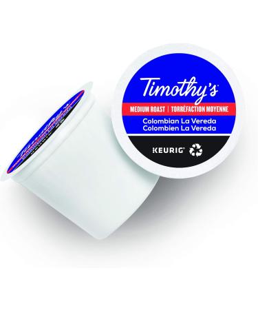 Timothy's World Colombian La Vereda Coffee K-Cups for Keurig Brewers 96 Count La Verada - Buy Online on GoSupps.com